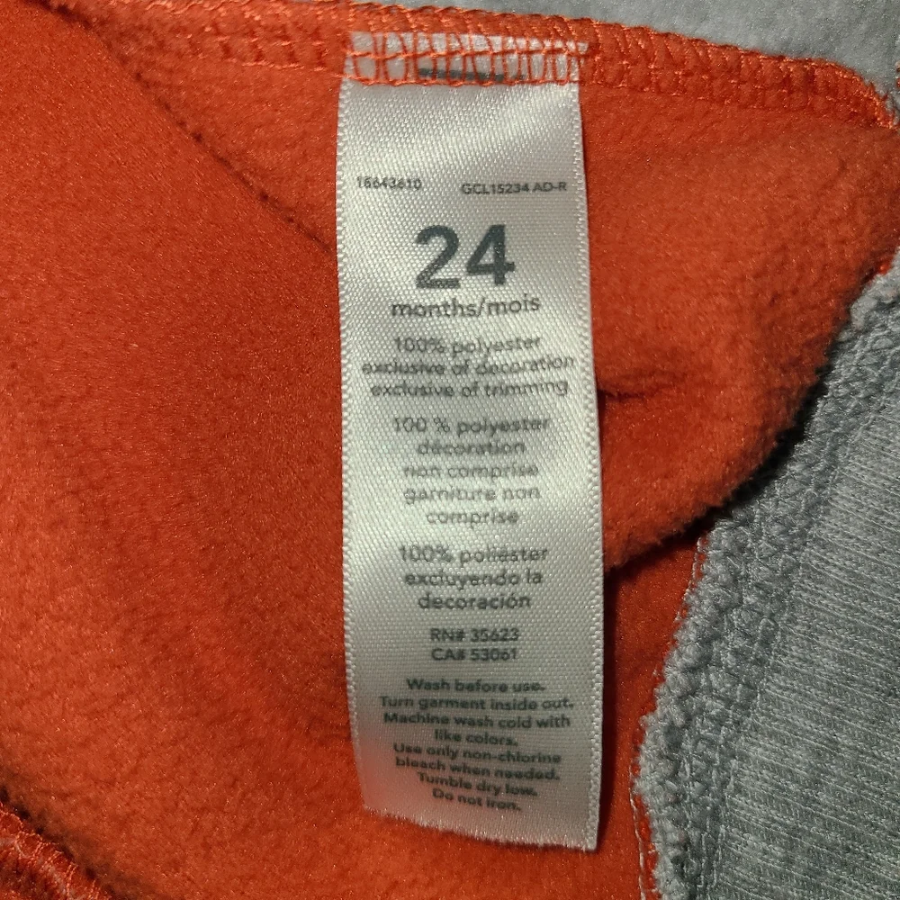 Carters fleece one piece - Picture 7 of 8